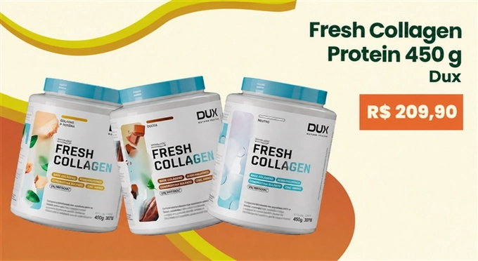 Veja mais: Fresh Collagen Protein Dux
