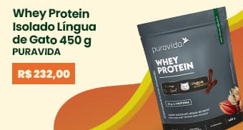 Veja mais: Whey Isolado Língua de Gato Puravida