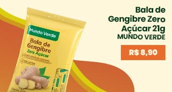 Veja mais: Bala de Gengibre Zero Mundo Verde