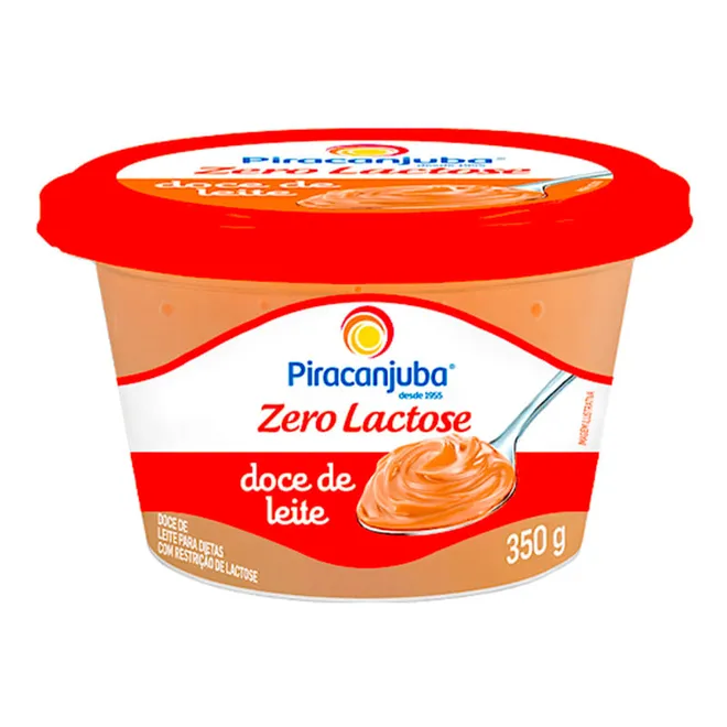Doce Leite Zero Lactose 350g - Piracanjuba