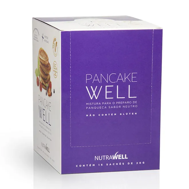 Panqueca proteica vegana 20g - Nutrawell