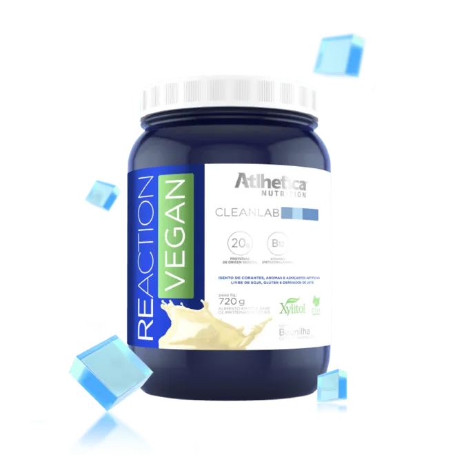 Reaction Vegan Baunilha Atlhetica 720g