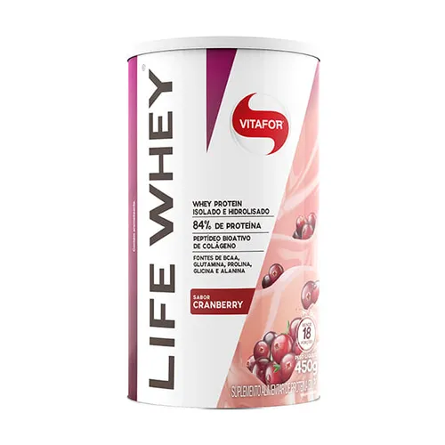 Life Whey Cranberry 450g - Vitafor
