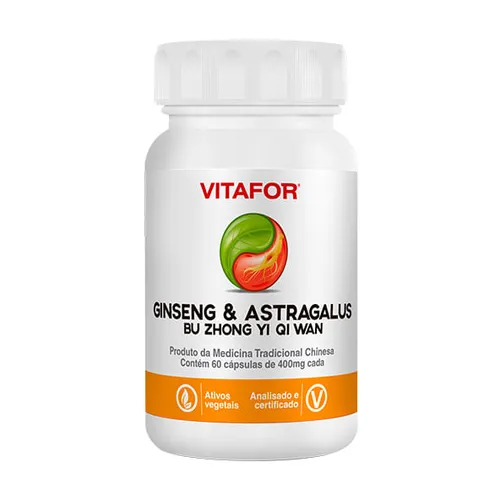 MTC Ginseng Astragalus 400mg 60 cápsulas - Vitafor