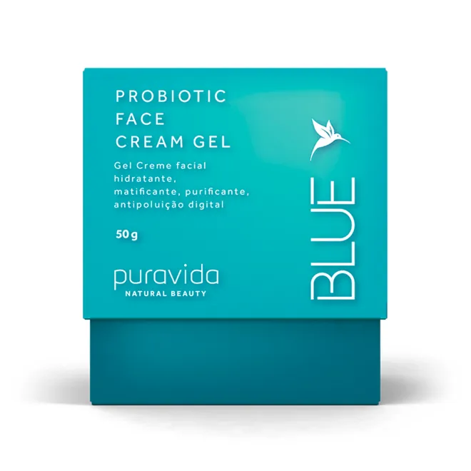 Blue Probiotic Face Cream Pote Puravida 50g