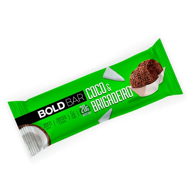 Bold Bar Coco e Brigadeiro 60g - Bold Snacks