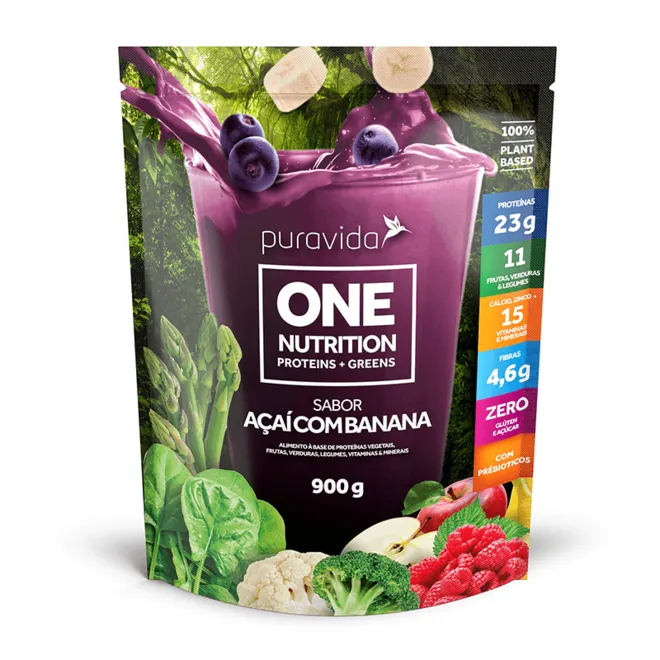 One Nutrition Acai com Banana PuraVida 900g