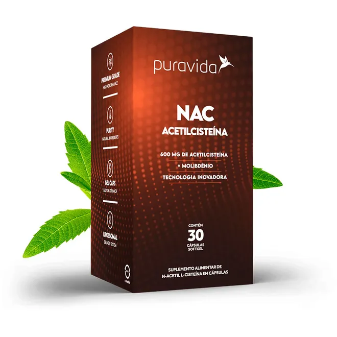 Nac Acetilcisteína Puravida 53g
