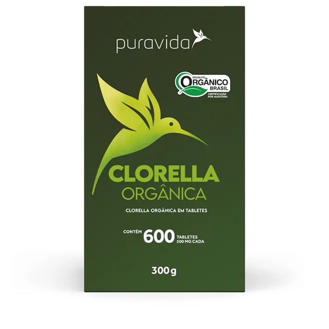 Clorella Premium PuraVida 600 tabs