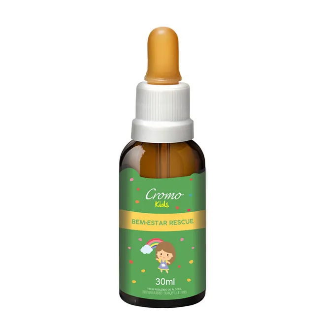 Floral Kids Bem Estar Rescue 30ml - Cromoflorais