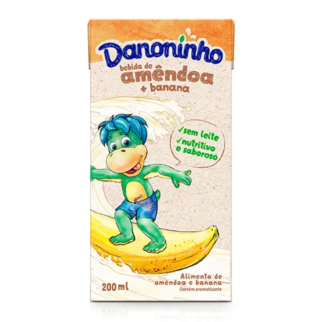 Danoninho uht amêndoa e banana 200ml - Danone