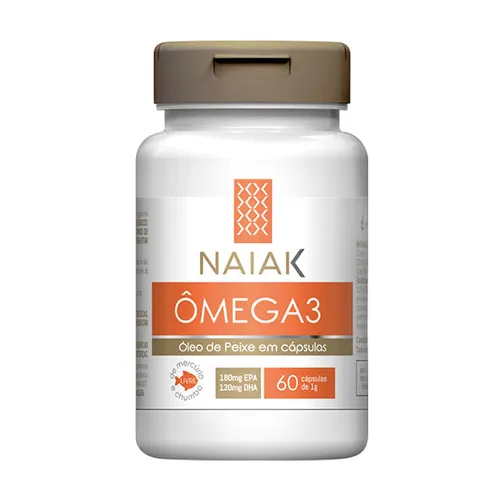Ômega 3 1000mg 60 cápsulas - Naiak