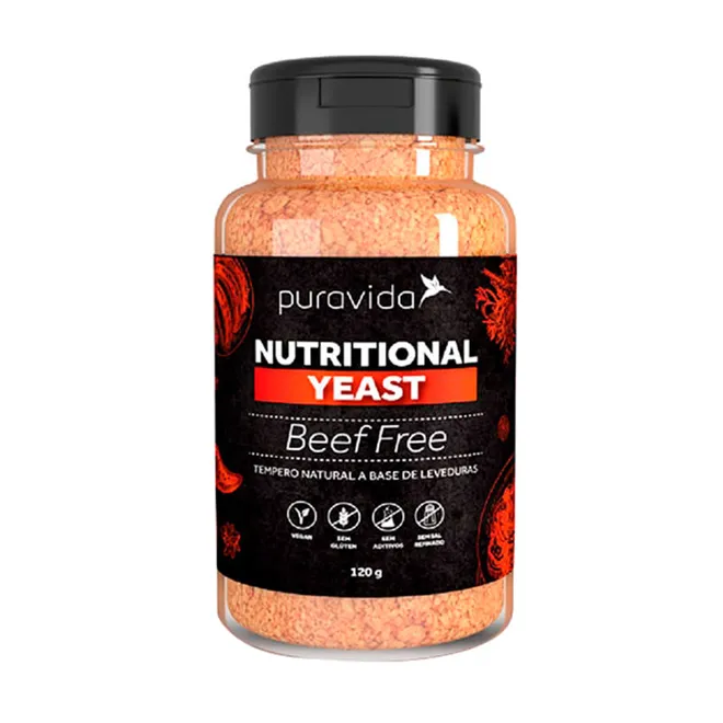 Nutritional Yeast Beef Free PuraVida 120g