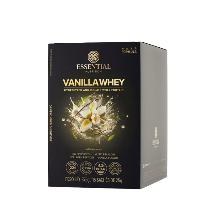 Vanilla Whey Essential Nutrition 15x25g