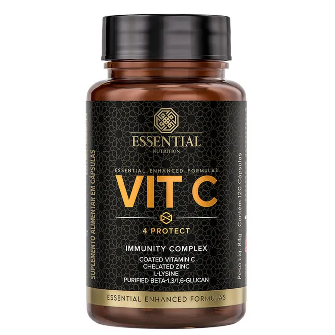 Vit C 4 Protect Essential Nutrition 120 cápsulas