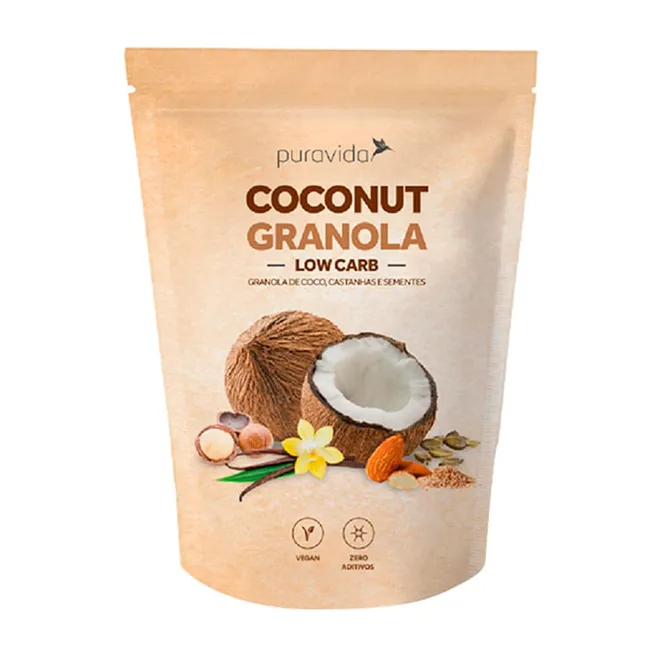 Coconut Granola Low Carb Pura Vida 250g