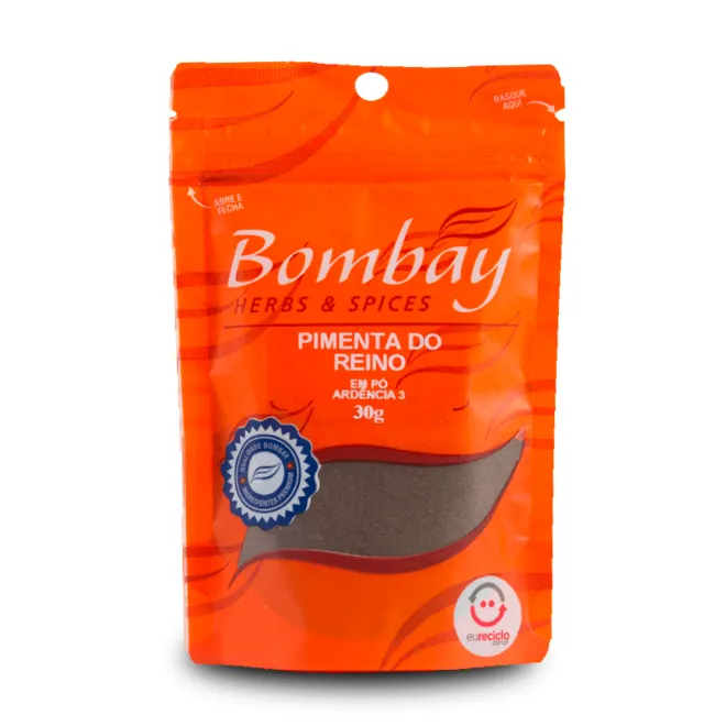 Pimenta do Reino em Pó 30g -  Bombay