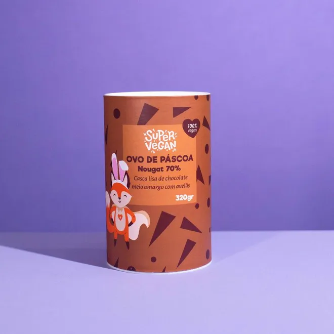 Ovo de Páscoa Nougat 70% Super Vegan 320g