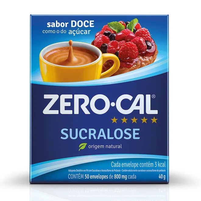 Zero Cal Adoçante Sucralose 50sch 30g - Hypera Pharma