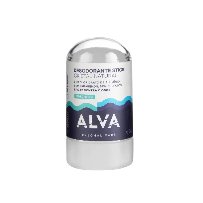 Desodorante Stick Cristal Natu Alva Personal Care 60g
