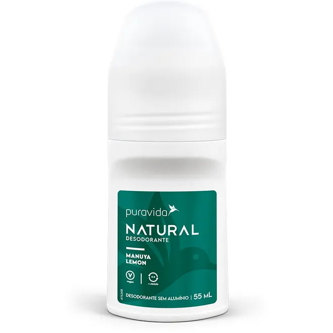 Desodorante Natural Manuya Lemon Puravida 55g