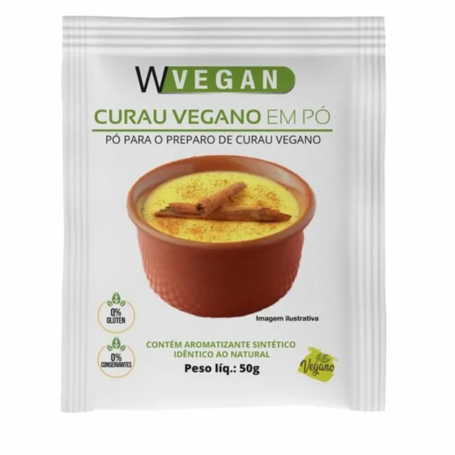 Curau Vegano em pó 50g Wvegan