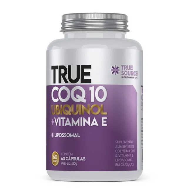 Coq10 Ubiquinol Lipossomal True Source 60 cápsulas