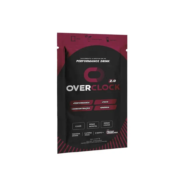 Performance Drink 2 0 Frutas Vermelhas Overclock sch 7g