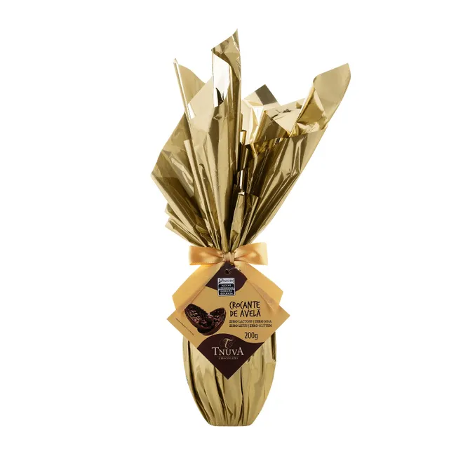 Ovo de Chocolate Crocante de Avelã Tnuva 200g