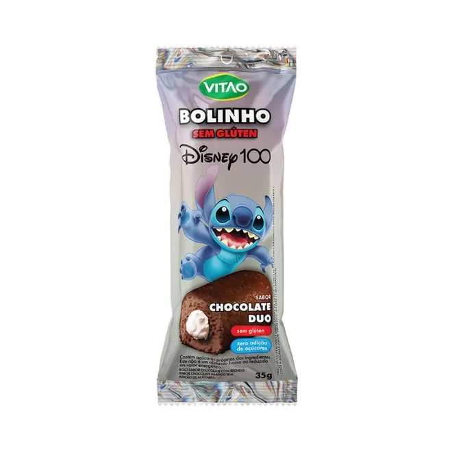 Bolinho Disney Chocolate Duo Vitao 35g