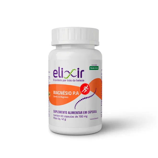 Magnésio PA Mundo Verde Elixir - 60comp
