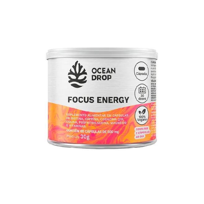 Focus Energy Ocean Drop 500mg 60Cáps