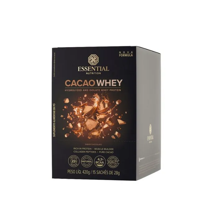 Cacao Whey Essential Nutrition 15x28g