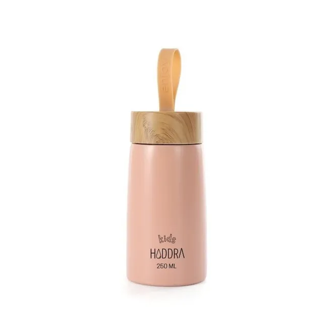 Garrafa Térmica H300 Inox Kids Rosa 250ml Hiddra