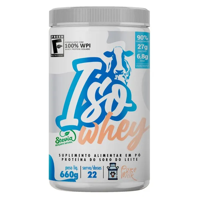 Whey Protein Isolado 90% Fresh Nutrition 660g