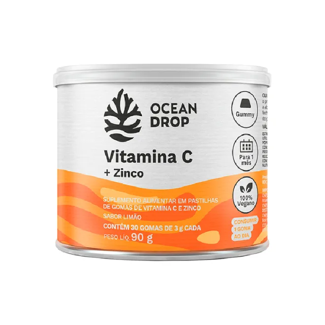 Vitamina C Zinco Ocean Drop 30gomas