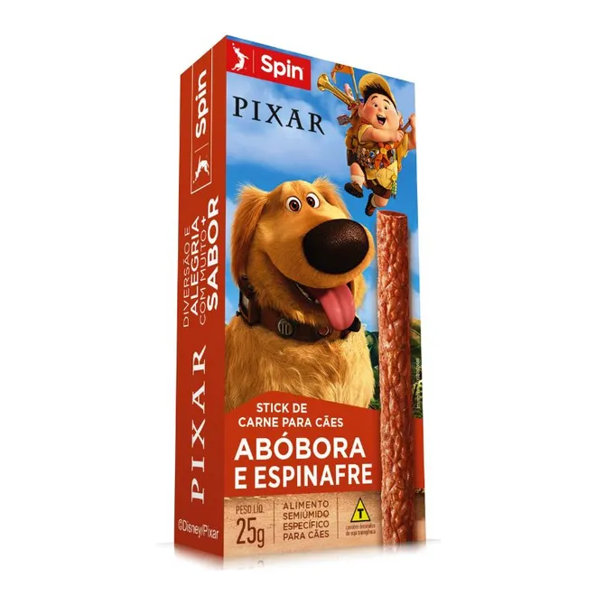 Petisco Palito Up Abóbora Espinafre Spin Pet 25g