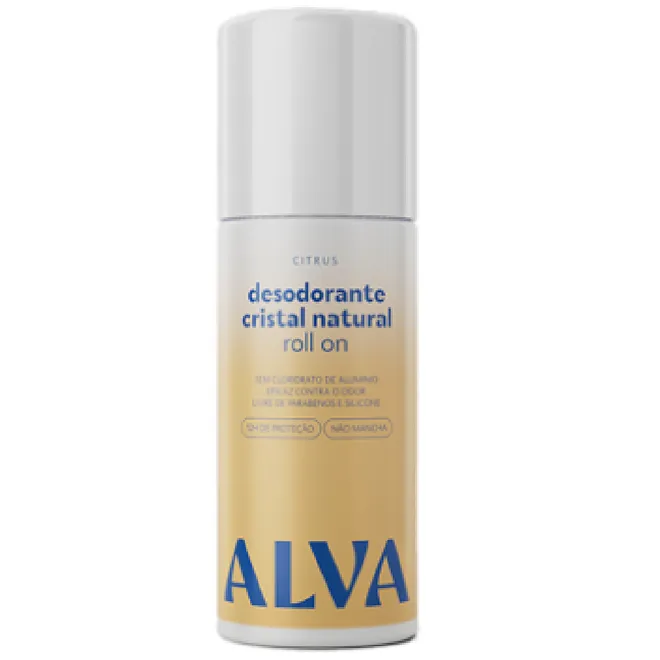 Desodorante Roll On Cristal Citrus Alva 50ml