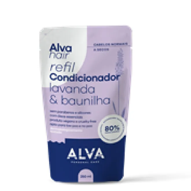 Refil Condicionador Lavanda & Baunilha Alva 250ml
