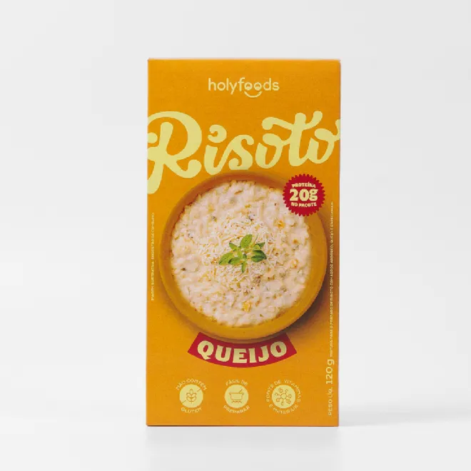 Risoto de Queijo Holyfoods 120g