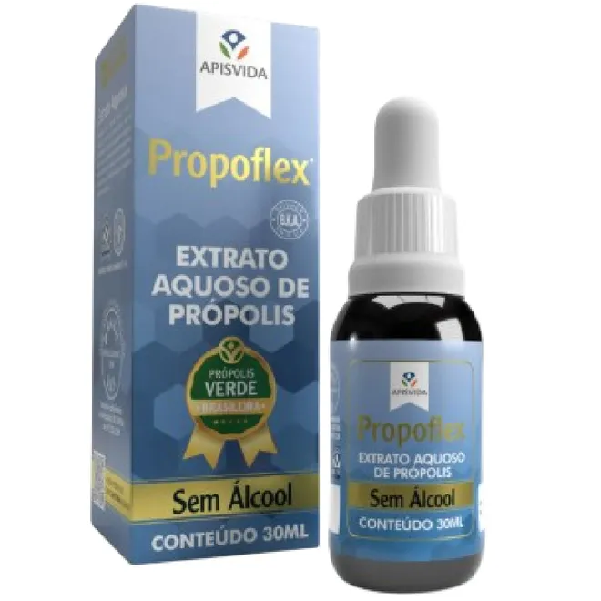 Extrato Aquoso De Própolis Verde Sem Álcool Apis Vida 30ml