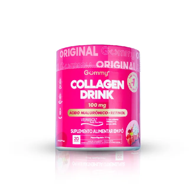 Collagen Drink Cranberry Com Pitaya Gummy 200g