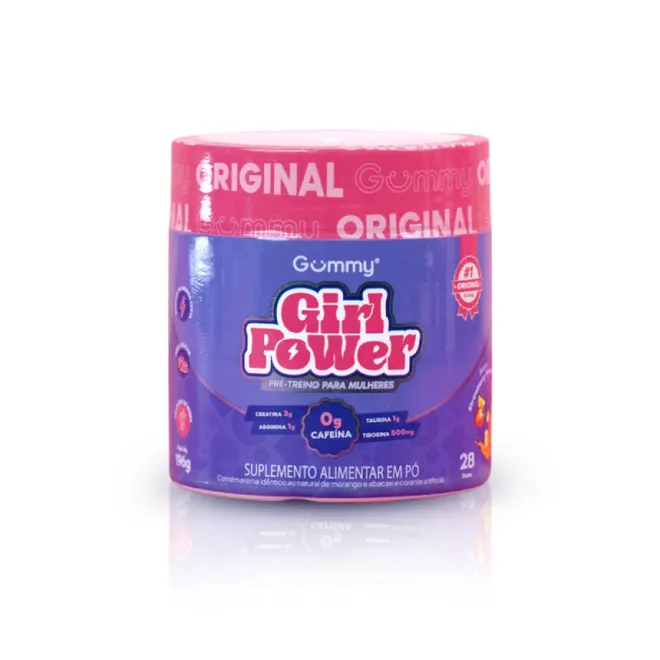 Girl Power Morango E Abacaxi Gummy 196g
