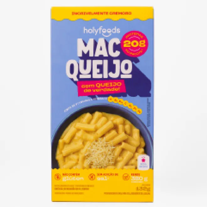 New Mac Queijo Holyfoods 132g