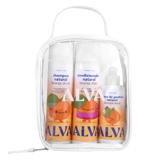 Kit Capilar Infantil Laranja Doce Alva