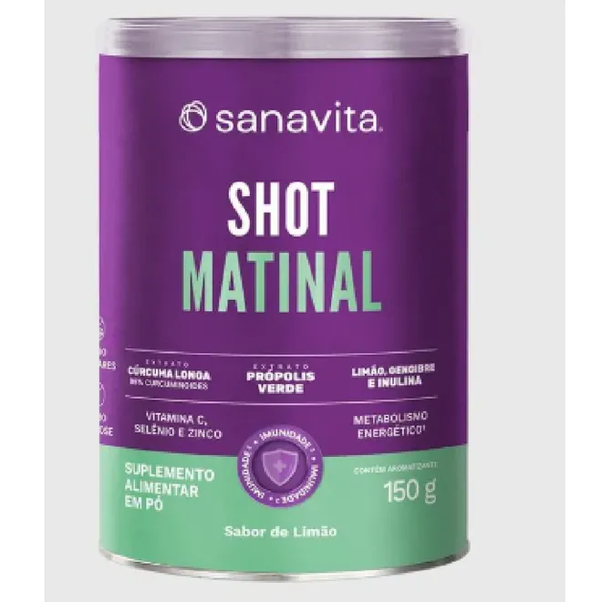 Shot Matinal Limão Sanavita 150g