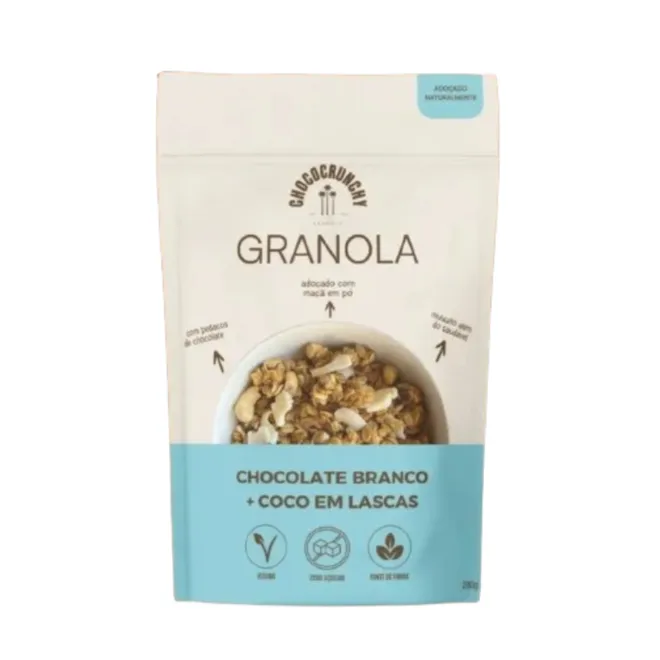Granola Chocolate Branco com Coco em Lascas ChocoCrunchy 280g