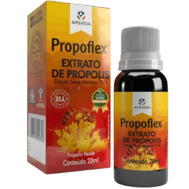Propoflex Extrato De Própolis Verde 11% Apis Vida 20ml
