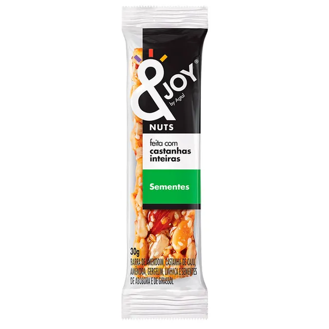 Barra de Nuts  Sementes 30g - &Joy