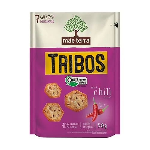 Tribos Snack Orgânico Chili 50g - Mãe Terra